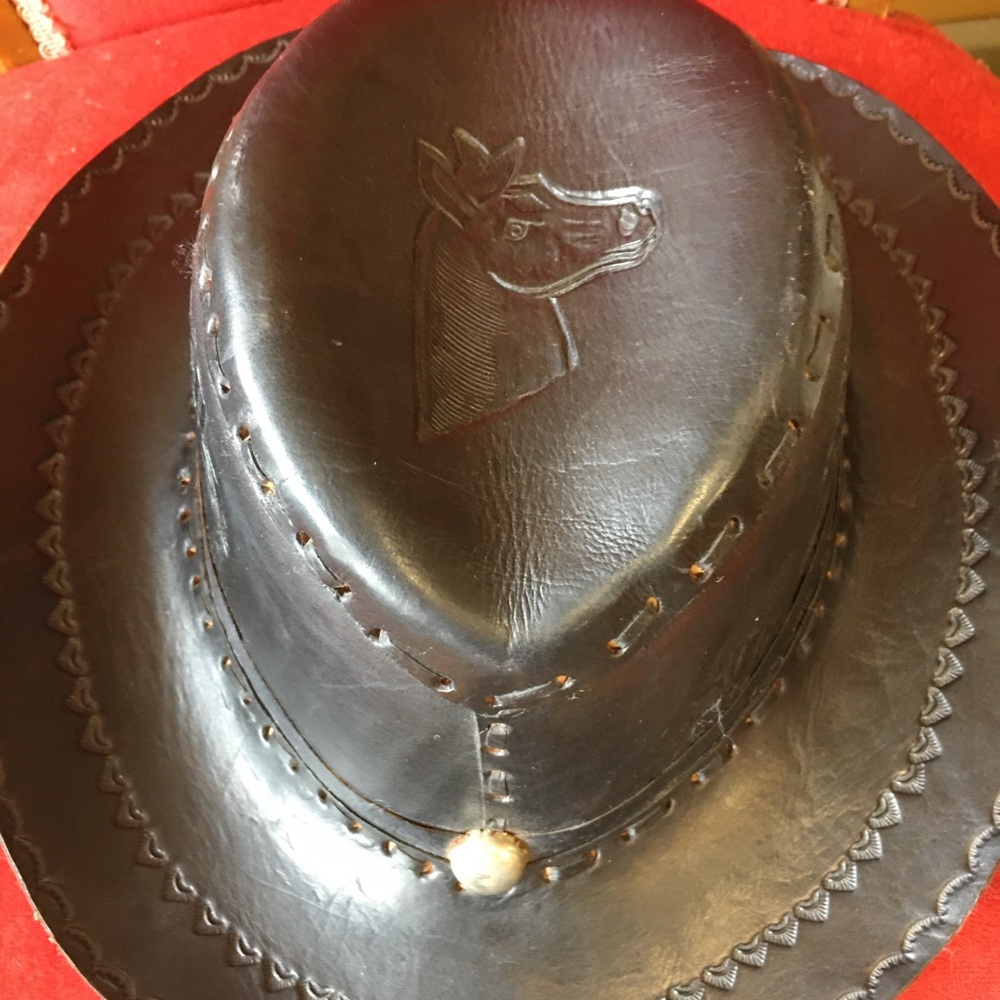 Cowboy black leather